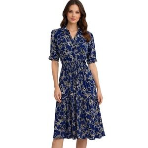 Zara | Dresses | Zara Satin Effect Royal Blue Dress | Poshmark